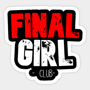 Final Girl Club Sticker